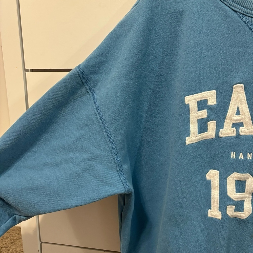 American Eagle Blue Logo Crewneck Sweatshirt - Picture 4 of 7